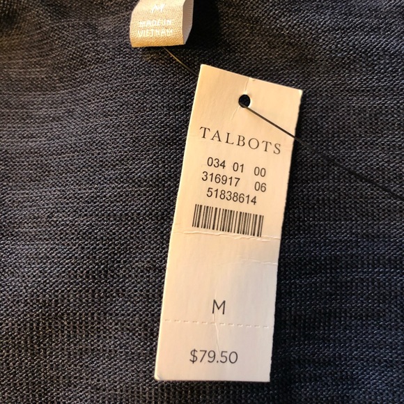 Talbots Navy sweatshirt - Picture 6 of 7